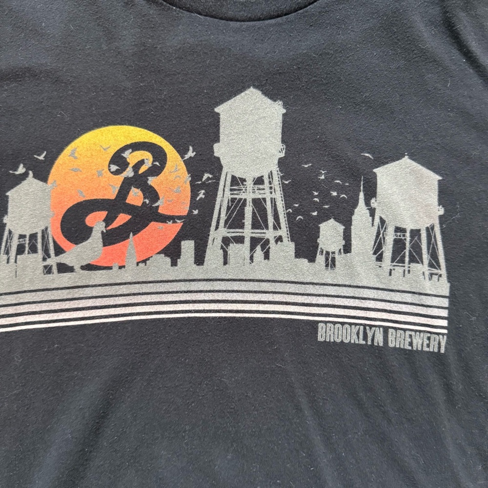 Black Graphic‎ Tee Brooklyn brewery - Picture 2 of 3